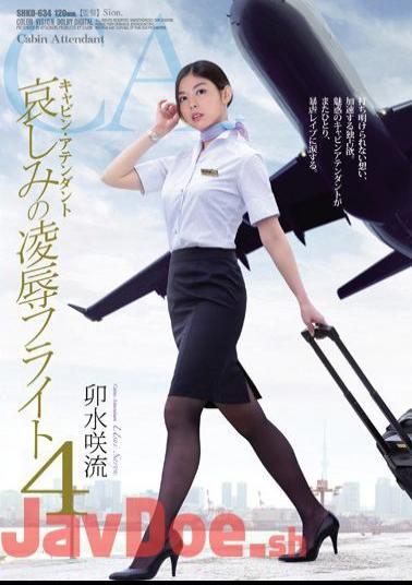 English Sub SHKD-634 Cabin Attendant Sorrow Of Humiliation Flight 4 Thin Saki-ryu