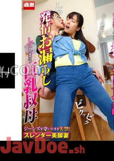 NHDTB-84601 Busty Aunt Slender Beautiful Legged Wife Who Hugs Her Nephew Who She Thought Was A Child, Licks His Ear And Pees In Heat