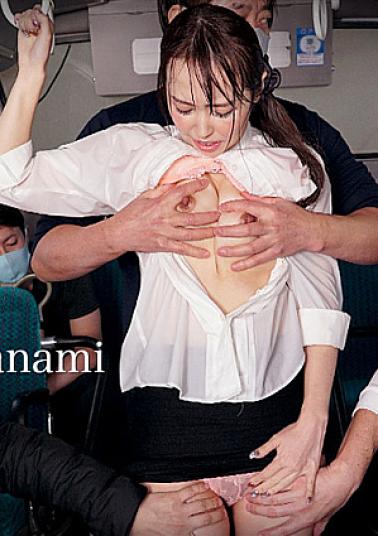 Caribbeancom CR-030523-001 Molesters on Route Bus: Nana Nanami 痴漢Route Bus Guerrilla torrential rain wet woman
