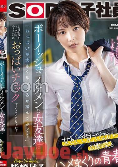 SDJS-232 A Boyish And Handsome Female Friend Asked Me, Why Don't You Rub Your Breasts To See If They're Getting Bigger? And From Then On, I Started Checking Her Breasts Every Time I Met Her... Haru Shibasaki