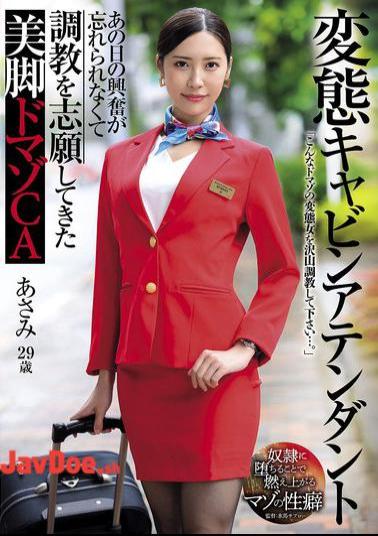 Mosaic USBA-080 Perverted Cabin Attendant: Beautiful Legged Masochist Cabin Attendant Asami Mizubata Can't Forget The Excitement Of That Day And Volunteered For Training