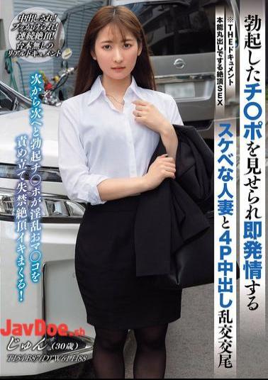 BIJN-272 THE Documentary: Orgasmic Sex With Instincts Exposed. A Horny Housewife Is Shown An Erect Penis And Gets Turned On Instantly. A 4P Creampie Orgy With Jun Suehiro.