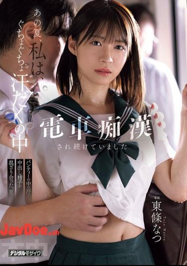 Mosaic HMN-833 That Summer, I Was Repeatedly Sexually Assaulted On The Train, Drenched In Sweat. A Summer Of Sweat And Semen Mixed Together In My Panties. Natsu Tojo